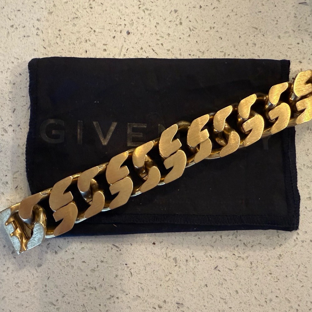 Givenchy Golden Yellow G-Chain Bracelet